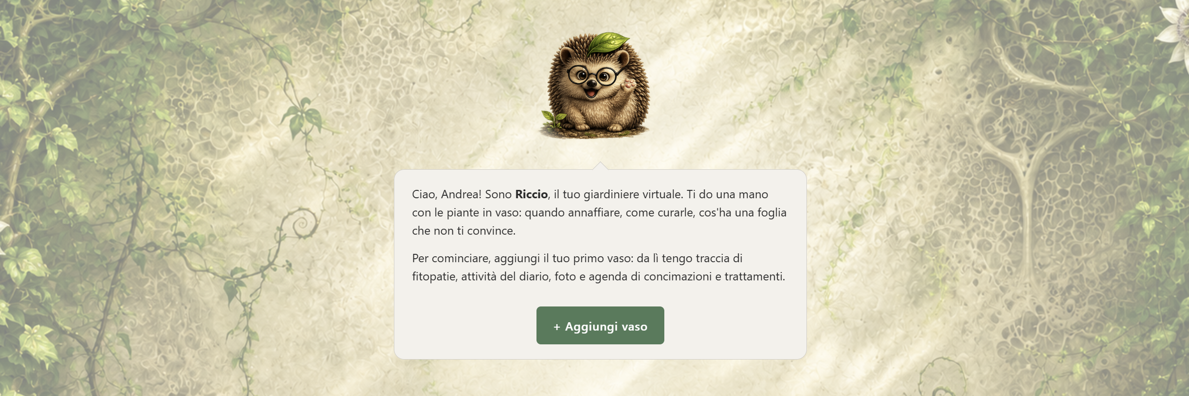 Welcome Dashboard